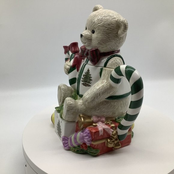 Spode Teddy Bear Christmas Tree Teapot with Lid - Picture 4 of 16